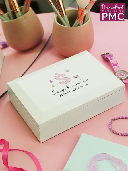 Personalised Butterfly Jewellery Box by PMC (F60720) | £28