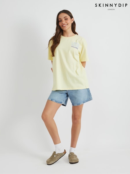 Skinnydip Yellow Rodeo Lifestyle T-Shirt (F61336) | £24