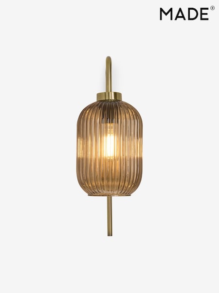 MADE.COM Brown Briz Wall Lamp (F61522) | £79