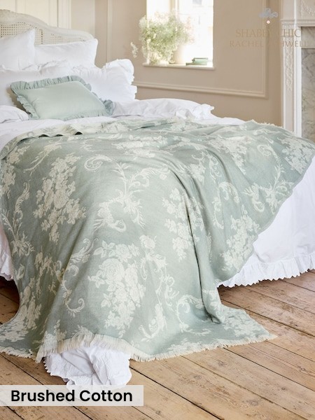 Chic Aqua Blue Grey Scroll Beach Ocean Soft Microfiber Comforter Set With Pillows