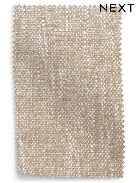 Light Natural Contrast Chenille Upholstery Swatch (F61629) | £0