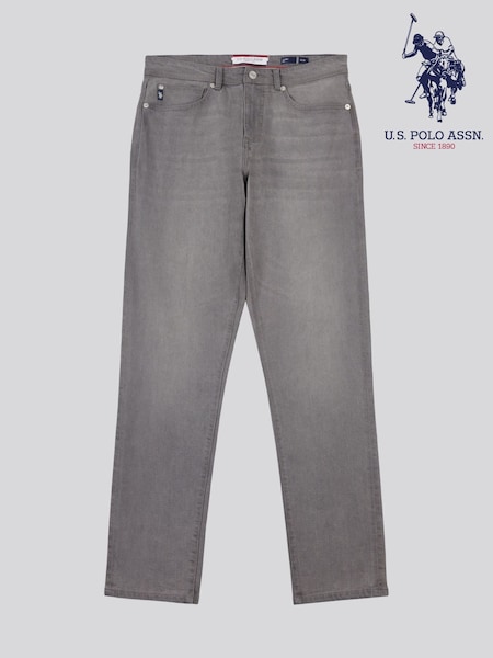 U.S. Polo Assn. Grey Mens Classic Fit Jeans (F61790) | £60