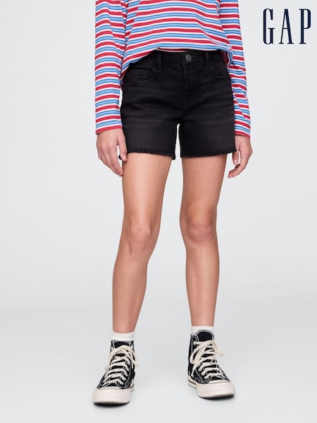 Gap Black Midi Denim Shorts (5-13yrs) (F61852) | £30