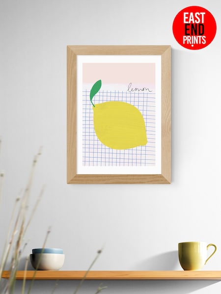 East End Prints Oak Big Lemon Framed Art Print (F61990) | £50 - £130
