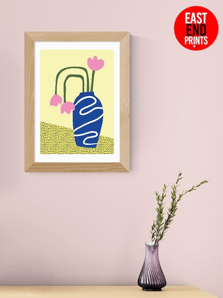 East End Prints Oak Wilted Flowers Framed Art Print (F61993) | £50 - £130