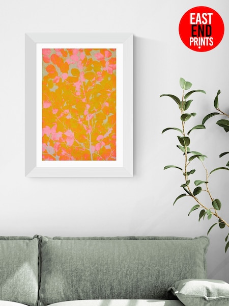 East End Prints White Colourful Autumn Framed Art Print (F62013) | £50 - £130