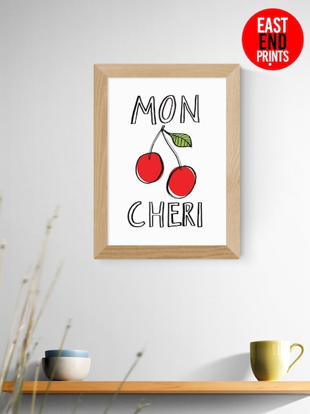 East End Prints Oak Mon Cheri Framed Art Print (F62020) | £50 - £130
