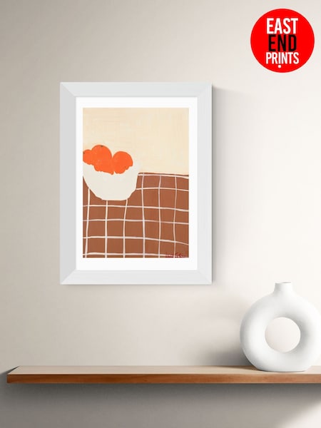 East End Prints White Oranges Framed Art Print (F62025) | £50 - £130