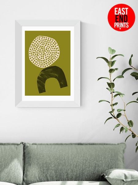 East End Prints White Raia Framed Art Print (F62036) | £50 - £130