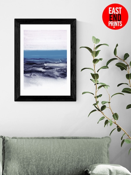 East End Prints Black Watercolor Landscape Framed Art Print (F62046) | £50 - £130