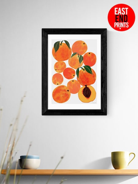 East End Prints Black Peaches Framed Art Print (F62049) | £50 - £130