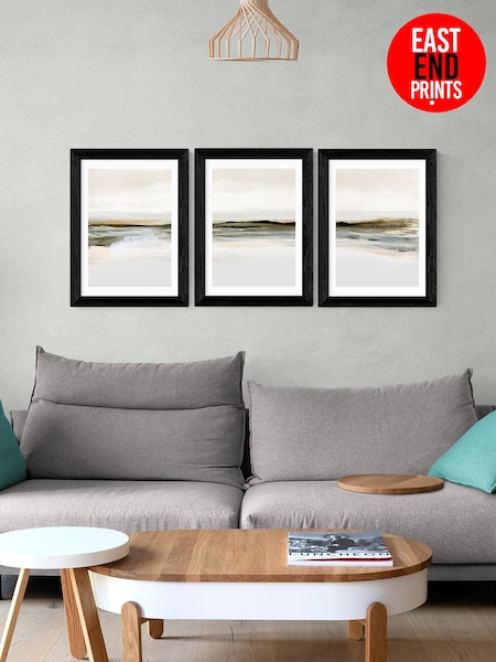 East End Prints Black Orkney Triptych Framed Art Print (F62059) | £136 - £370