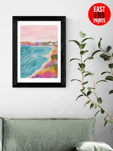 East End Prints Black Seascape Framed Art Print (F62076) | £50 - £130