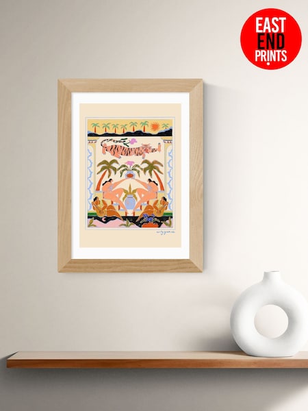 East End Prints Oak Tropical Serenade Framed Art Print (F62077) | £50 - £130