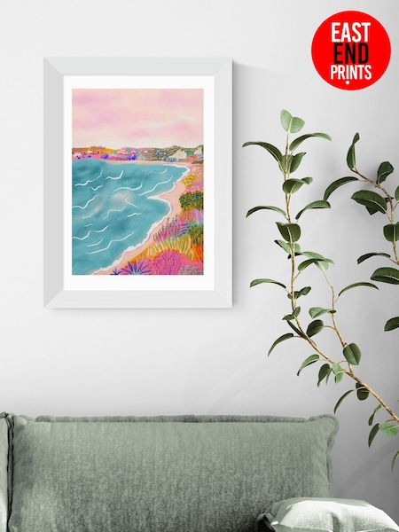 East End Prints White Seascape Framed Art Print (F62078) | £50 - £130
