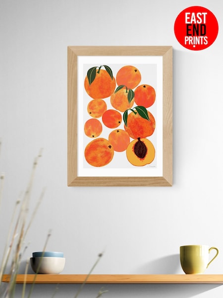 East End Prints Oak Peaches Framed Art Print (F62087) | £50 - £130