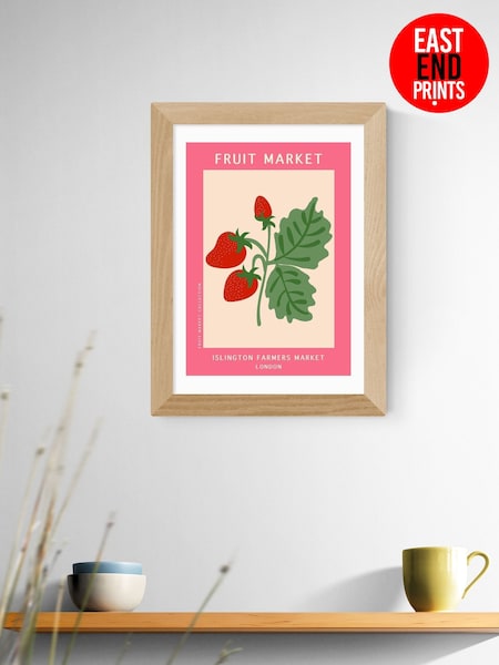 East End Prints Oak Islington Farmers Market Framed Art Print (F62095) | £50 - £130