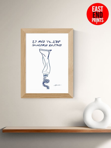 East End Prints Oak Skincare Framed Art Print (F62101) | £50 - £130