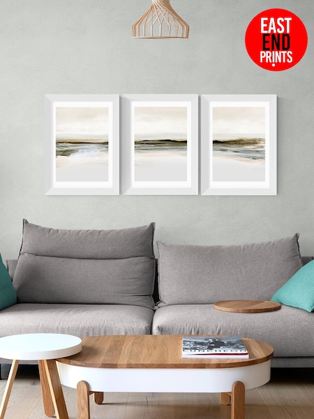 East End Prints White Orkney Triptych Framed Art Print (F62106) | £136 - £370