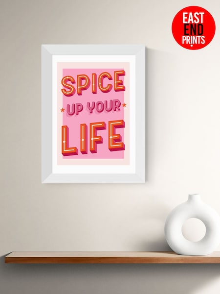 East End Prints White Spice Up Your Life Framed Art Print (F62119) | £50 - £130
