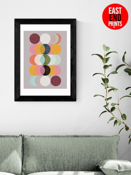 East End Prints Black Moods and Moons Framed Art Print (F62133) | £50 - £130