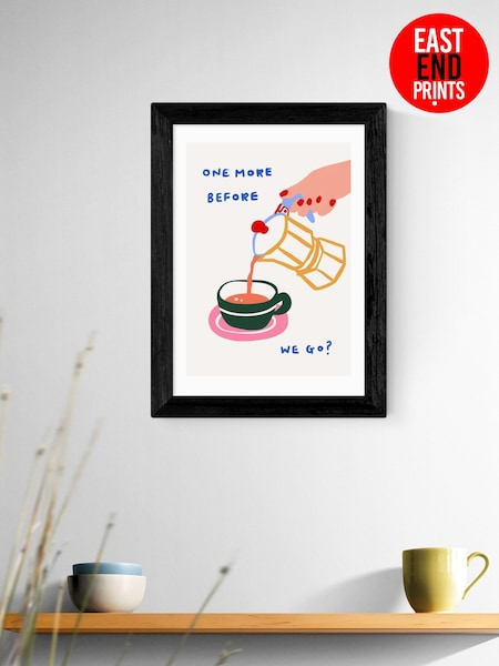 East End Prints Black One More Framed Art Print (F62136) | £50 - £130