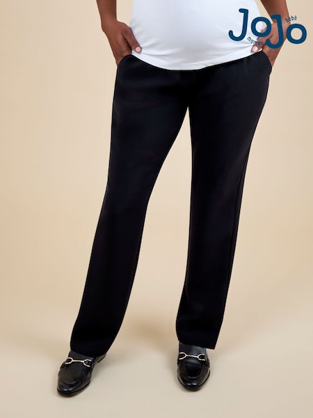 Jojo Maman Bébé Black Straight Leg Trousers (F62143) | £42