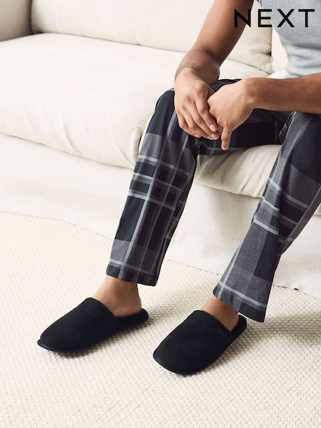 Black Mule Slippers (F62381) | £16