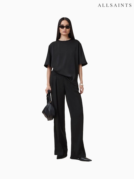 AllSaints Black Zenni Trousers (F62552) | £169