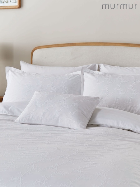 Murmur White Bea 100% Cotton Cushion (F62645) | £35