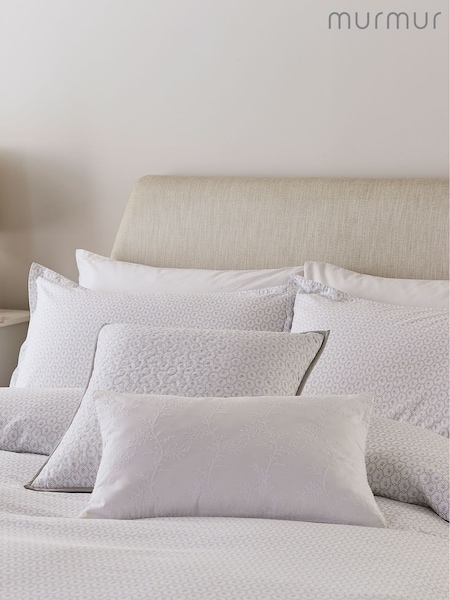 Murmur Linen 100% Cotton Florin Duvet Cover and Pillowcase Set (F62652) | £70 - £115