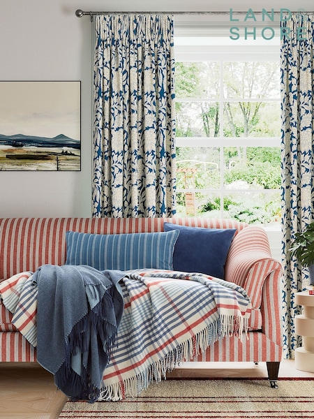 Land & Shore Blue Narin Cushion (F62683) | £45