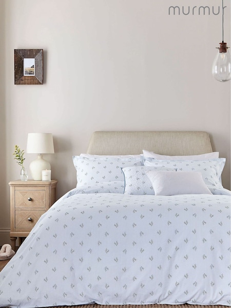 Murmur Ballintoy Blue Thalia 100% Cotton Cushion (F62708) | £35