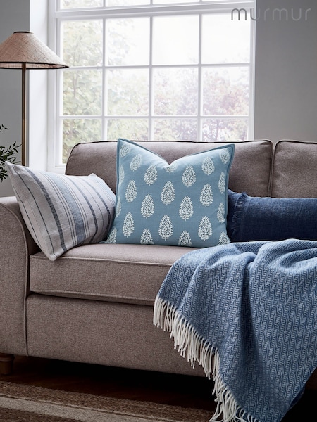 Murmur Ballintoy Blue Finn Cushion (F62710) | £45