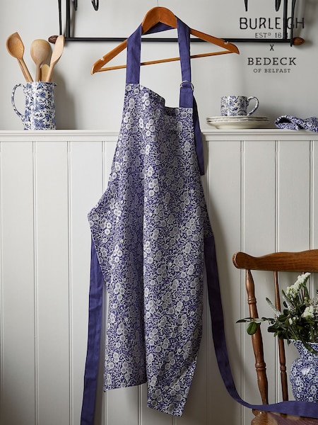 Burleigh X Bedeck Of Belfast Blue Calico Apron (F62712) | £26