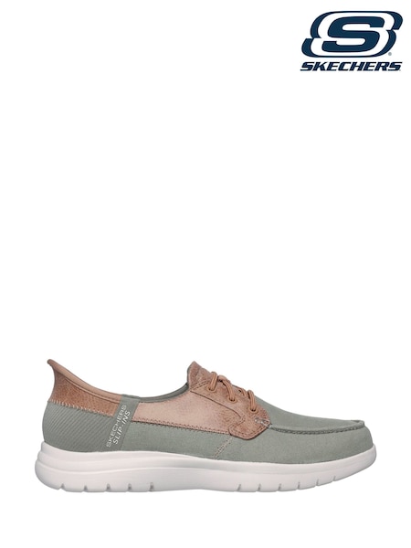 Skechers Green Standard Fit On the GO Flex Palmilla Boat Shoes (F62797) | £79