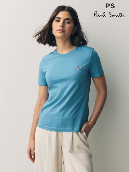 PS Paul Smith Zebra Logo Crew Neck T-Shirt (F62848) | £65
