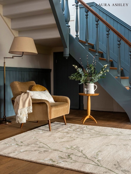 Laura Ashley Green Pussy Willow Hedgerow Rug (F62965) | £579 - £1,125