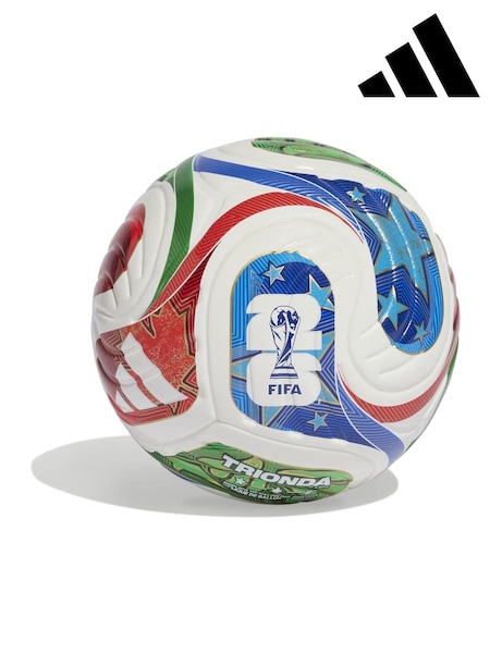 adidas White/Blue/Red FIFA World Cup 26™ Trionda Mini Ball (F63302) | £13