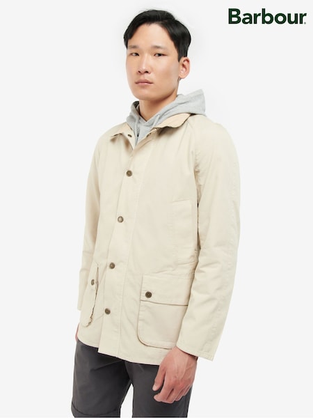Barbour® Cream Ashby Casual Mist 100% Cotton Jacket (F63326) | £159