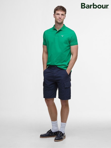 Barbour® Blue Ripstop 100% Cotton Shorts (F63336) | £75
