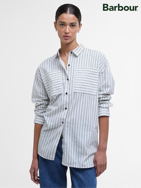 Barbour® Blue Millie 100% Cotton Shirt (F63360) | £70