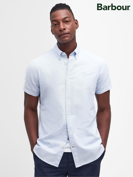 Barbour® White Stripe Ox 100% Cotton Shirt (F63370) | £65