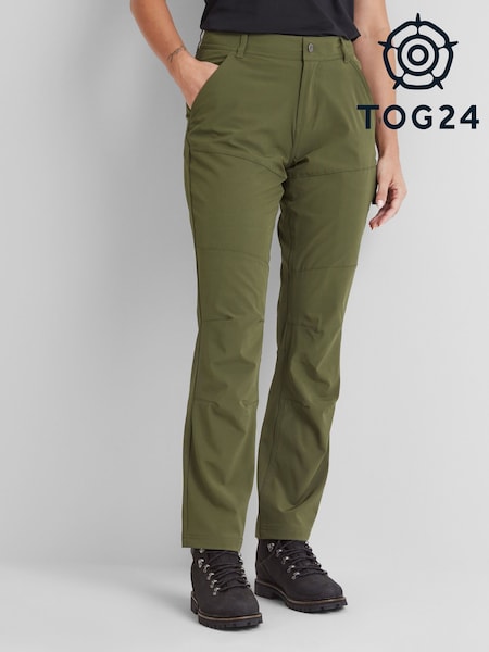 Tog 24 Khaki Green Womens Denver Trousers (F63444) | £40
