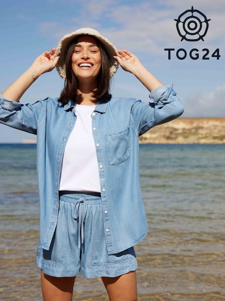 Tog 24 Blue Womens Casey Long Sleeve Shirt (F63472) | £40