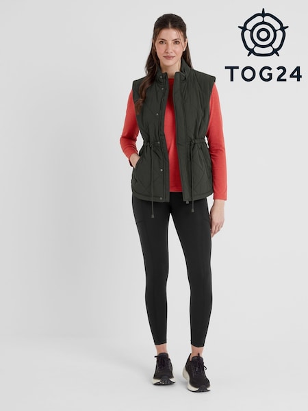 Tog 24 Black Womens Cassly Padded Washed Gilet (F63476) | £55