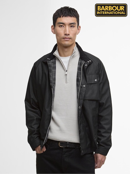 Barbour® International Lexton Wax Black Jacket (F63487) | £249