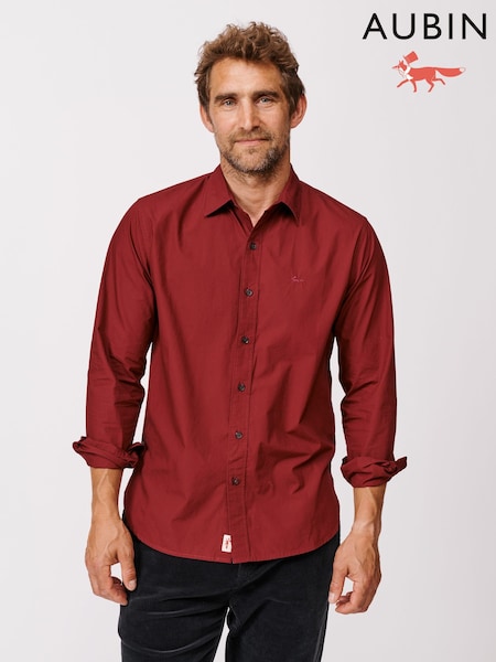Aubin Chase Poplin 100% Cotton Shirt (F63565) | £79
