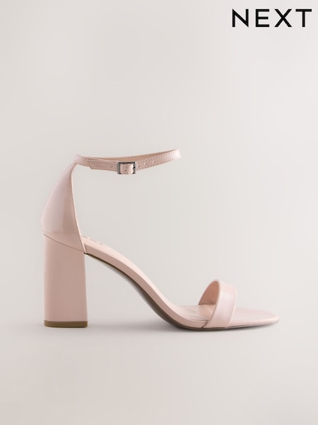 Nude Standard/Wide Fit Forever Comfort® Block Heel Sandals (F63604) | £34