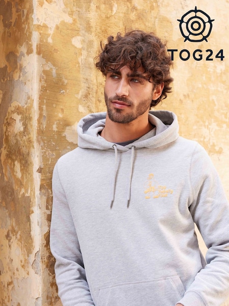 Tog 24 Grey Mens Forbes Hoodie (F63775) | £40